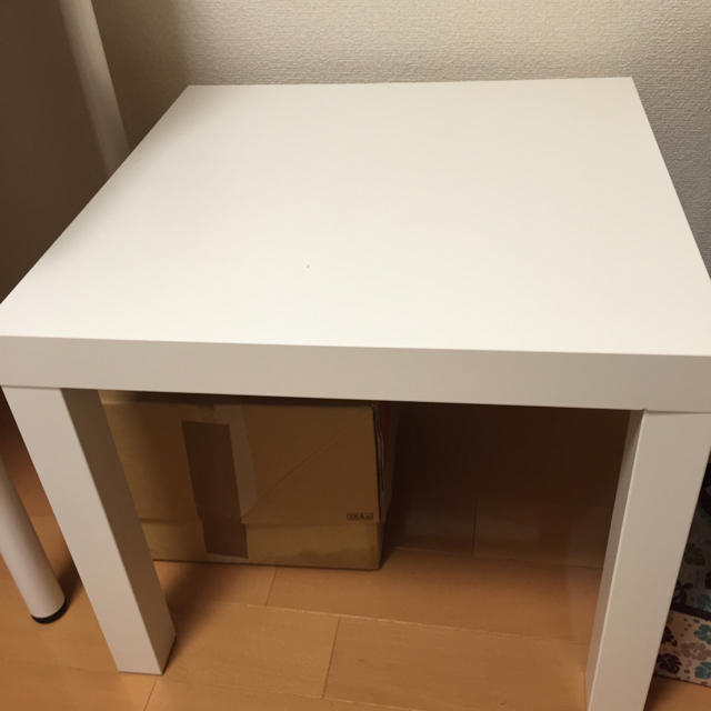 IKEAのミニローテーブル 正方形の通販 by ぷに商店｜ラクマ