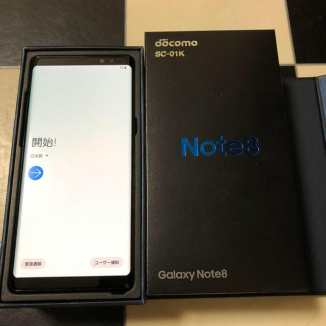 Galaxy Note 8 Black 64 GB docomo