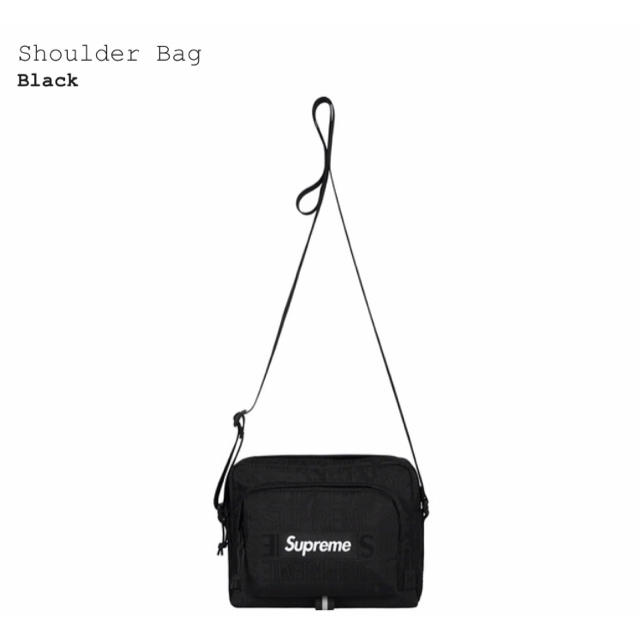 Supreme(シュプリーム)のsupreme ショルダーバッグ 19ss Shoulder Bag Black メンズのバッグ(ショルダーバッグ)の商品写真