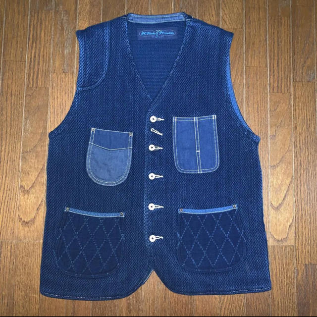 ポータークラシック KENDO VEST INDIGO BLUE