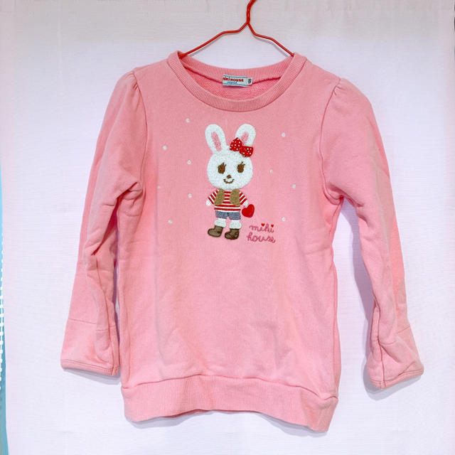 mikihouse(ミキハウス)のミキハウス　トレーナー　120 キッズ/ベビー/マタニティのキッズ服女の子用(90cm~)(Tシャツ/カットソー)の商品写真