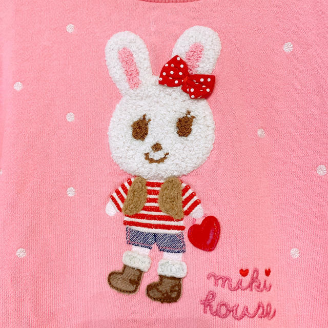 mikihouse(ミキハウス)のミキハウス　トレーナー　120 キッズ/ベビー/マタニティのキッズ服女の子用(90cm~)(Tシャツ/カットソー)の商品写真