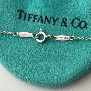 Tiffany & Co. - Tiffany オープンウェーブ 1P ダイヤネックレス 希少