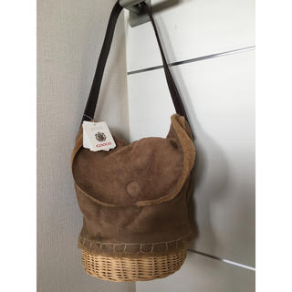 クーコ(COOCO)のお値下げ！！ムートンカゴbag(ショルダーバッグ)