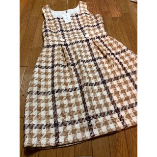 プロポーションボディドレッシング(PROPORTION BODY DRESSING)の新品タグ付き　PROPORTION BODY DRESSING　チェック　ワンピ(ひざ丈ワンピース)