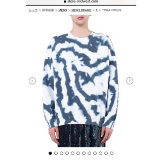 トーガ(TOGA)の19awTOGA VIRILIS TIEDYE SWEAT PULLOVER(スウェット)