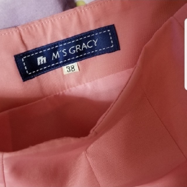 M'S GRACY(エムズグレイシー)のエムズグレイシー　ピンク
スカート レディースのスカート(ひざ丈スカート)の商品写真