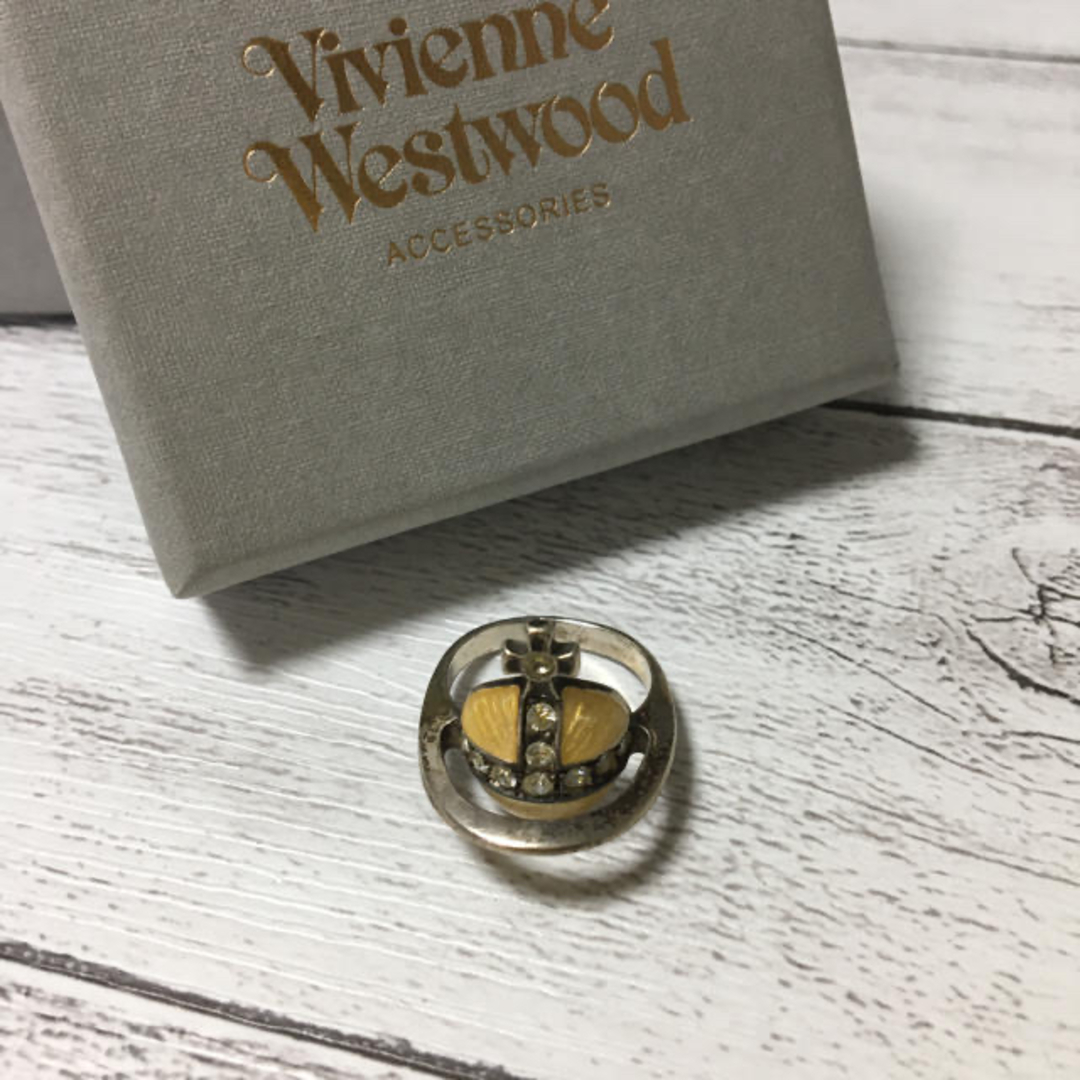 Vivienne Westwood(ヴィヴィアンウエストウッド)の専用ヴィヴィアンウエストウッド ニューソリッドオーブリング Sサイズ シルバー レディースのアクセサリー(リング(指輪))の商品写真