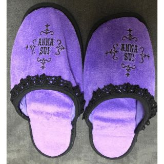 アナスイ(ANNA SUI)の新品未使用 ANNA SUI アナスイ 折りたたみ スリッパ ケース付き (スリッパ/ルームシューズ)