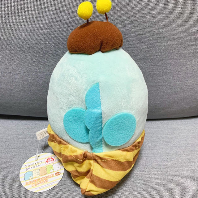 【新品】すみっコぐらし ミツバチになりきり ぬいぐるみ とかげ エンタメ/ホビーのおもちゃ/ぬいぐるみ(キャラクターグッズ)の商品写真