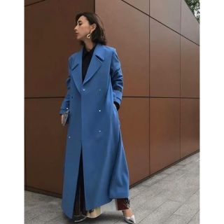 Ameri   BELT FLARE LONG COAT