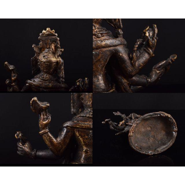 トムコバ様専用仏教美術 古銅鍍金 釋迦牟尼像 仏像 置物 V R4044Bの+