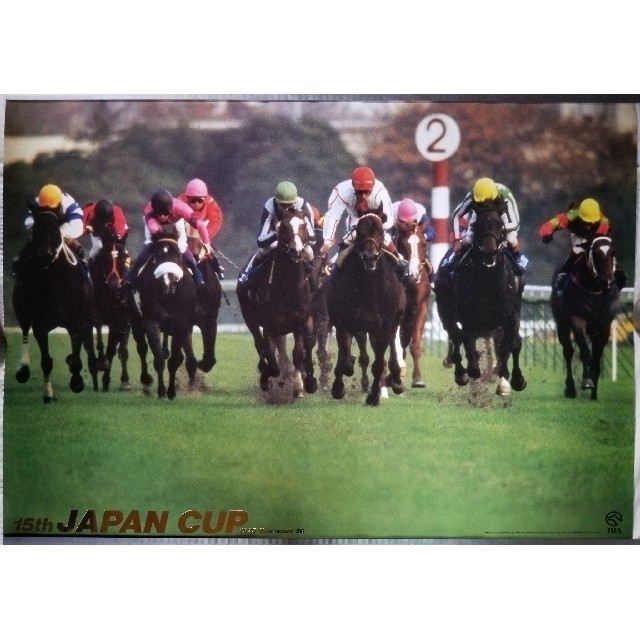 ◆ ナリタブライアン　武豊　JAPAN CUP　非売品　KEIBA　競馬ポスター