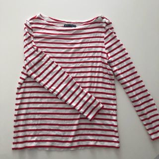 プチバトー(PETIT BATEAU)のプチバトー ボーダーカットソー トップス かれんさん door(カットソー(長袖/七分))