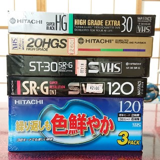ヒタチ(日立)のHITACHI・VHS・７個セット(その他)