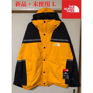 ザノースフェイス(THE NORTH FACE)の【新品】ザ ノースフェイス レイジ レイン ジャケット 19SS 黄×黒 L(マウンテンパーカー)