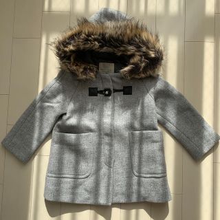 ザラキッズ(ZARA KIDS)のZARA ガールズ コート 110センチ グレー(コート)