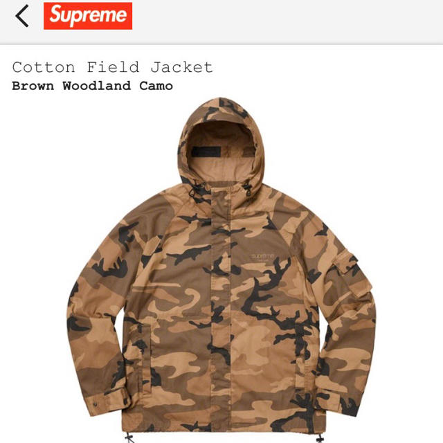 ボーナス値下【新品】Supreme Cotton Field Jacket