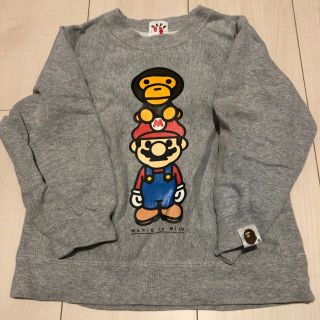 アベイシングエイプ(A BATHING APE)の専用出品！bape kids マリオコラボ　トレーナー(その他)