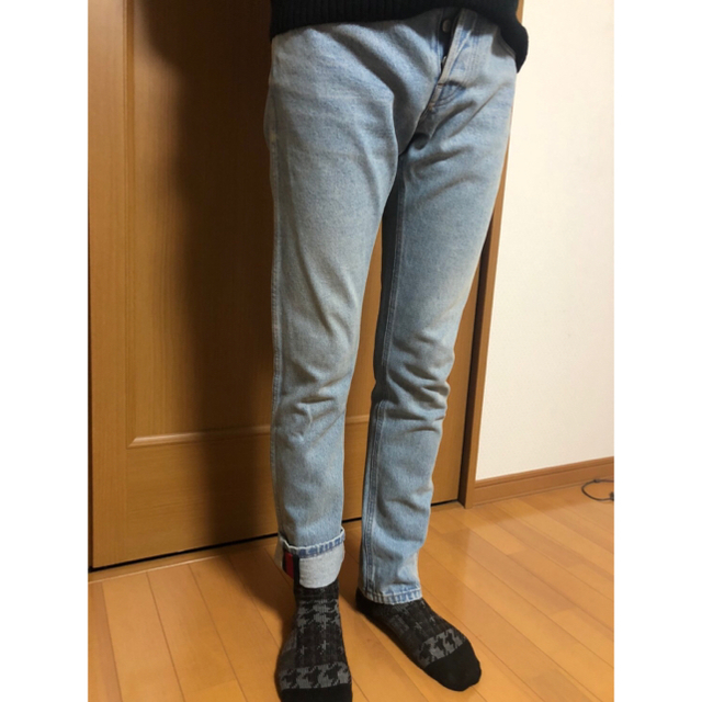 Gucci - GUCCI グッチ ウェブ付き テーパード デニム パンツの通販 by