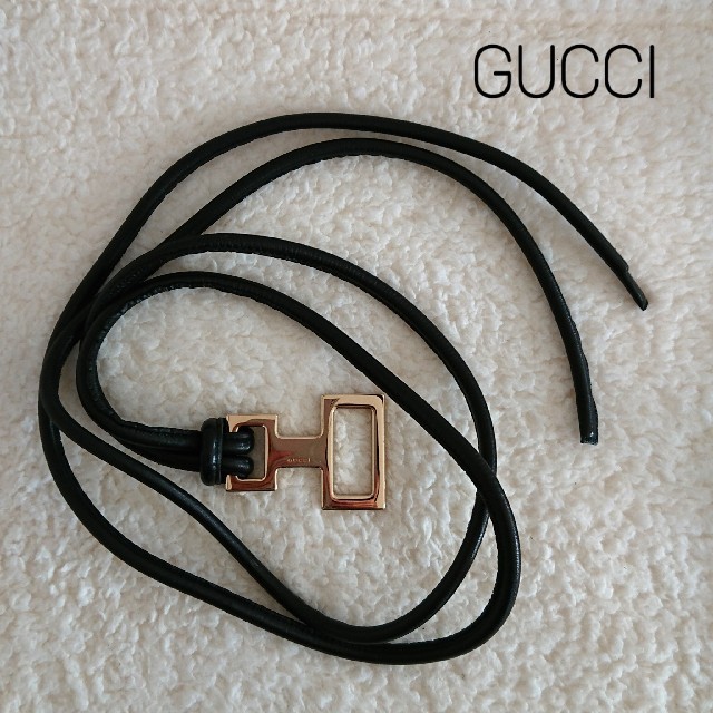 100％安い Gucci - 美品♥️GUCCI♥️グッチ✨ベルト/ブラック/付属品 ベルト