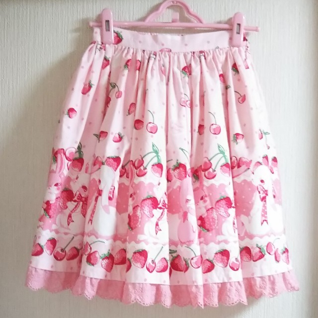 Angelic Pretty チェリー ベリー バニー スカート スカート Angelic Pretty チェリー ベリー バニー スカート スカート