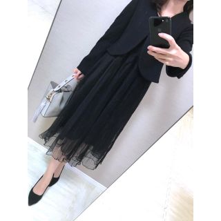 ダブルスタンダードクロージング(DOUBLE STANDARD CLOTHING)の【ぴろ様 専用✨】sov.チュールワンピース＆シップス ジャケット(ロングワンピース/マキシワンピース)