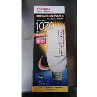 トウシバ(東芝)の東芝　LED電球　 LDT10L-G/S　照明　ライト(蛍光灯/電球)