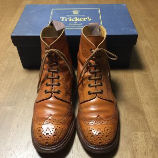 トリッカーズ(Trickers)のTricker's  レースアップショートブーツ  24cm(ブーツ)