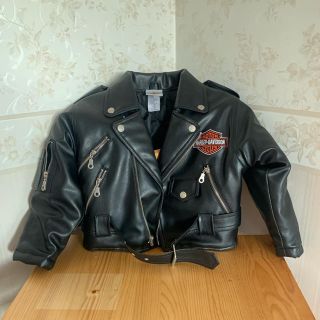 ハーレーダビッドソン(Harley Davidson)のジュニア用ハーレー革ジャン　サイズ５(ライダースジャケット)