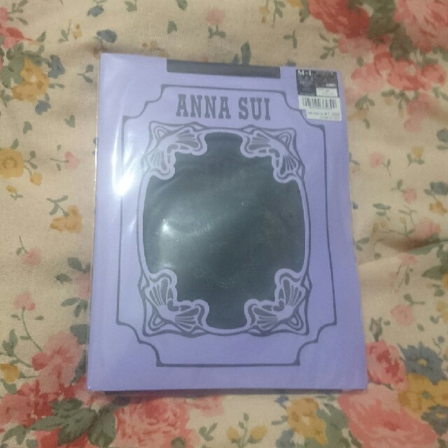 ANNA SUI(アナスイ)のANNA SUI タイツ ロココダリア柄♢未使用 レディースのレッグウェア(タイツ/ストッキング)の商品写真