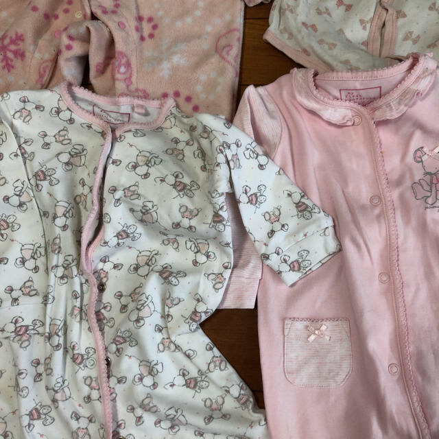 babyGAP(ベビーギャップ)のまとめ売り　女の子　80 ロンパース キッズ/ベビー/マタニティのベビー服(~85cm)(ロンパース)の商品写真