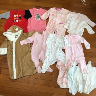 ベビーギャップ(babyGAP)のまとめ売り　女の子　80 ロンパース(ロンパース)