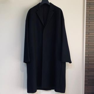 ラッドミュージシャン(LAD MUSICIAN)の【極美品】LAD MUSICIAN big chester coat 黒 46(チェスターコート)