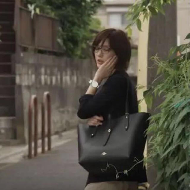 COACH トートバッグ シルバー 本田翼 北川景子