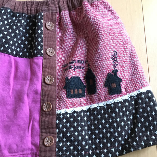 Petit jam(プチジャム)のプチジャム スカート ２枚セット キッズ/ベビー/マタニティのキッズ服女の子用(90cm~)(スカート)の商品写真