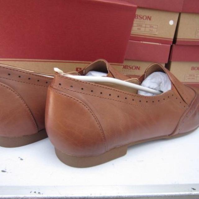 BOBSON(ボブソン)のボブソン BOBSON レディース レザー　BR 24.5 cm 007 レディースの靴/シューズ(ローファー/革靴)の商品写真