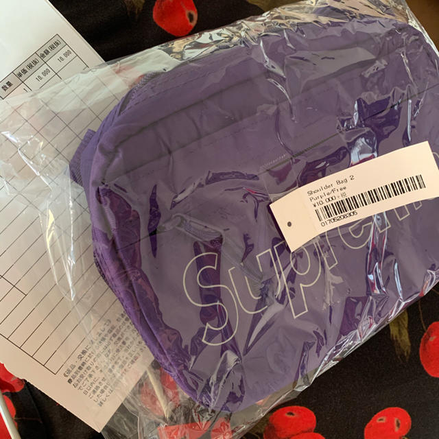 supreme shoulder bag purple 1