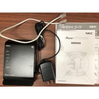 エヌイーシー(NEC)のNEC PA-WF1200HP　Wi-Fi　無線ルーター　美品(その他)