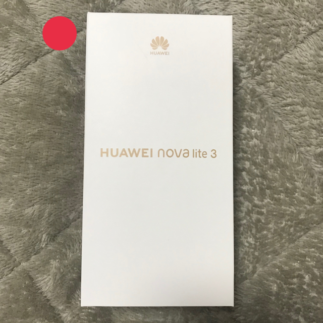 Huawei ファーウェイ ノバライト3  RED レッド