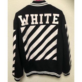 OFF-WHITE - オフホワイトスタジャンの通販 by KZ's shop｜オフ