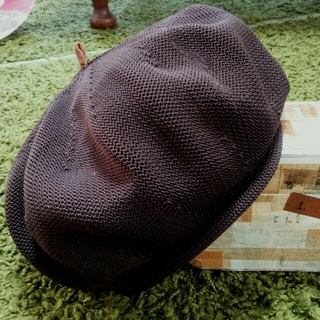 サマンサモスモス(SM2)のSM2 可愛いベレー帽 (ブラウン)(ハンチング/ベレー帽)