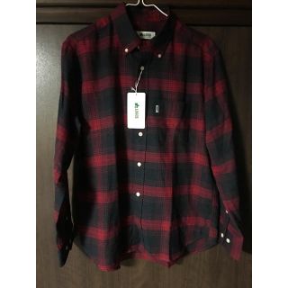 ロゴス(LOGOS)のLOGOS ロゴス ネルシャツ L 赤チェック 新品(シャツ)