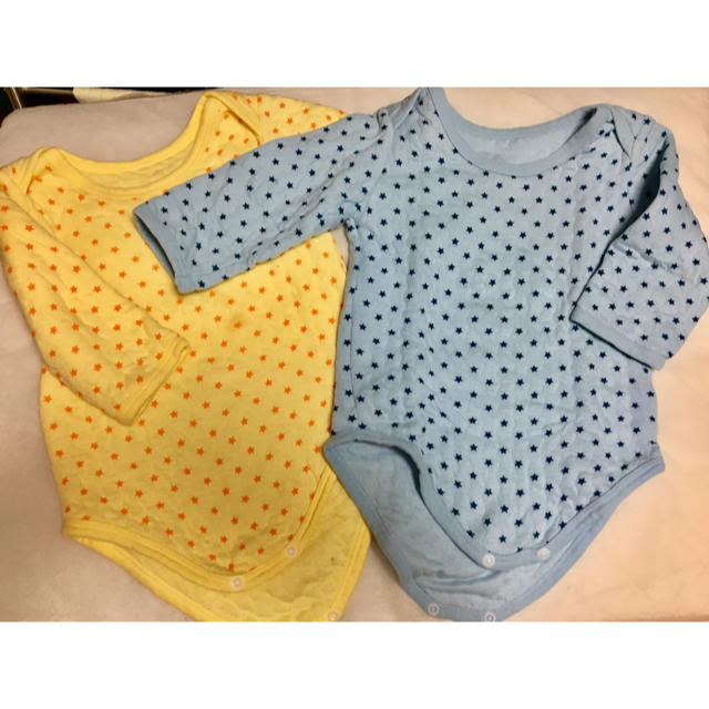 西松屋(ニシマツヤ)の厚手 ロンパース肌着 キッズ/ベビー/マタニティのキッズ服女の子用(90cm~)(下着)の商品写真