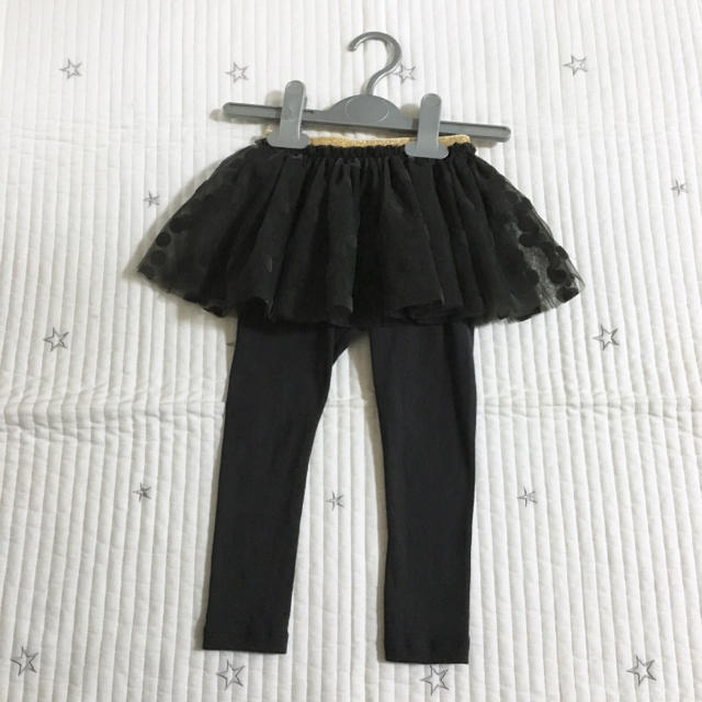 PETIT BATEAU(プチバトー)のプチバトー  チュールスカート付き  カルソン  24m キッズ/ベビー/マタニティのキッズ服女の子用(90cm~)(パンツ/スパッツ)の商品写真