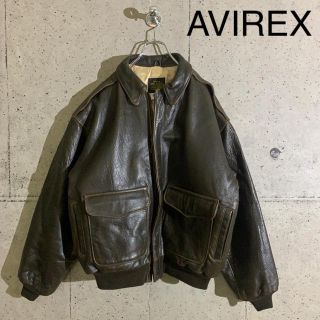 アヴィレックス(AVIREX)の90's プレミア AVIREX アヴィレックス レザーフライトジャケット(フライトジャケット)