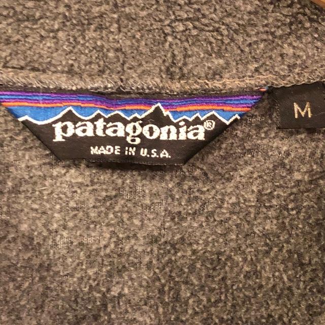patagonia - patagonia ヴィンテージ　三角タグ　USA製　フリースジャケット　グレー