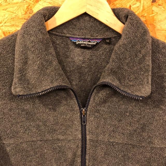 patagonia - patagonia ヴィンテージ　三角タグ　USA製　フリースジャケット　グレー