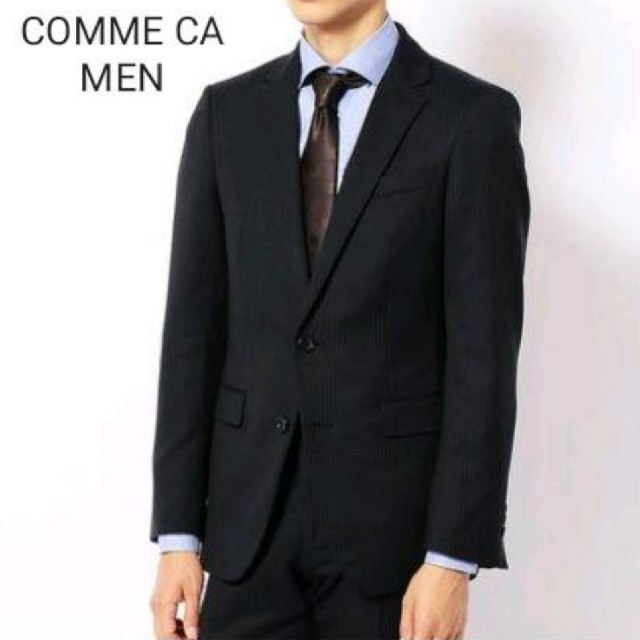 COMME CA MEN(コムサメン)のCOMME CA MEN スーツ シャドーストライプ 44 F メンズのスーツ(セットアップ)の商品写真