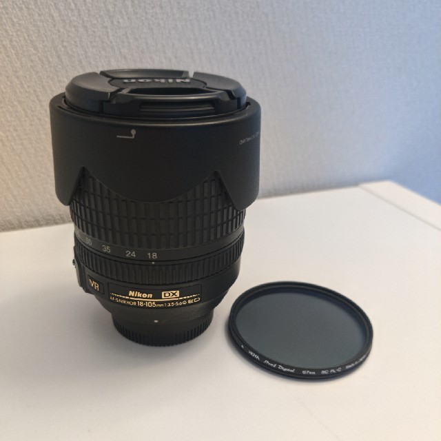 Nikon NIKKOR AF-S DX 18-105mm フィルター付き